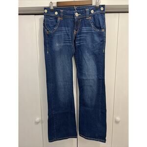 VTG Y2K True Religion Size 29 Women's Jeans w/Suspender Buttons, MADE IN USA
